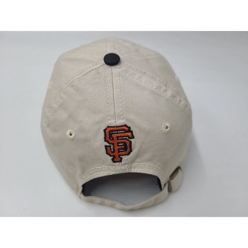 Vintage San Francisco Giants Drew Pearson Strapback (Fits Small) Hat Cap Beige - Picture 11 of 14